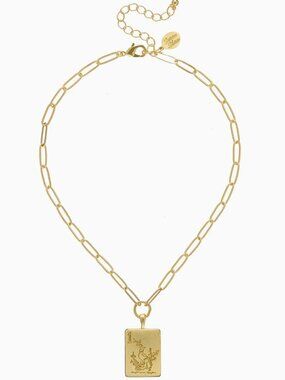 Lucky! Susan Shaw Mahjong Bird Paperclip Necklace — NWT